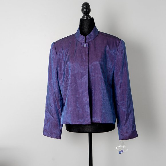 NWT ⭐️host pick⭐️ Nygard collect. iridescent purple jacket - 10P - Picture 1 of 4